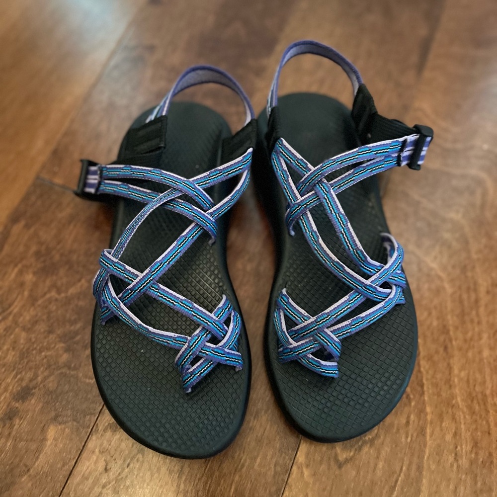 Chaco Women's Sandals - Black and Blue